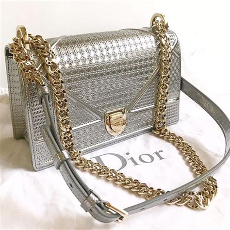 diorama bag small|diorama bag silver.